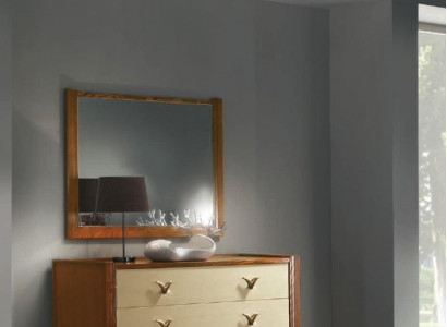 Garnitur Set 2tlg. Kommode Spiegel Kommoden Gruppe Konsole Schränke Modern Neu